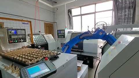 机器人机床上下料Loading and unloading of robot machine tool