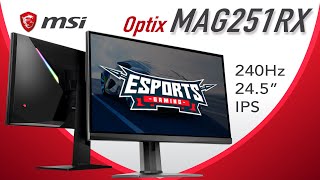 MSI MAG251RX - Is THIS The Best 240Hz IPS Gaming Monitor?!