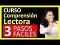 🟠 Curso COMPRENSION LECTORA -Cómo mejorarla🔥 [Estrategia de 3 Pasos) +  👉Técnica P.R.E.👈