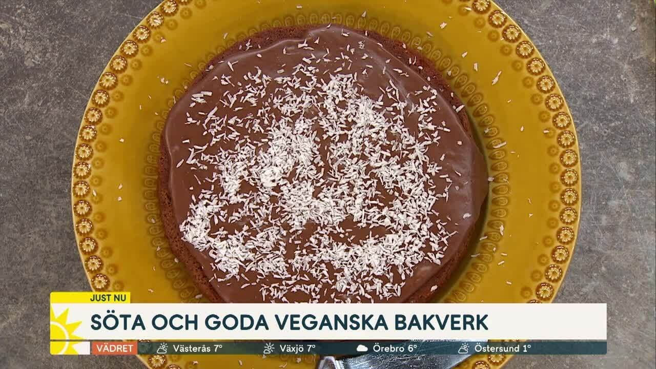 Smakfulla veganska bakverk utan mjölk och ägg - Nyhetsmorgon (TV4)