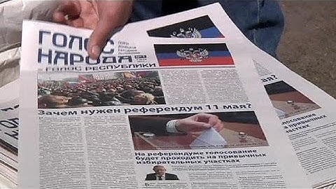 Ukraine: separatists insist secession vote will proceed
