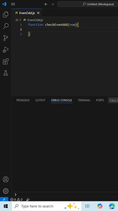 Even or Odd Program in JavaScript #coding #javascript #evenorodd # ...