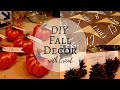 Fall Decor DIYs for Home &amp; Wedding 🎃 Easy Autumn Decor Ideas w/ Cricut 🍂