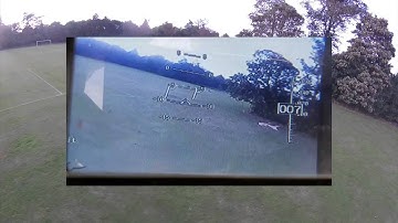 Immersionrc Vortex 285 pilot view with bonus crash