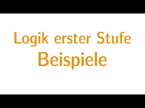 Logik erster Stufe