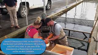 Ecker Visits Huntsdale Fish Hatchery