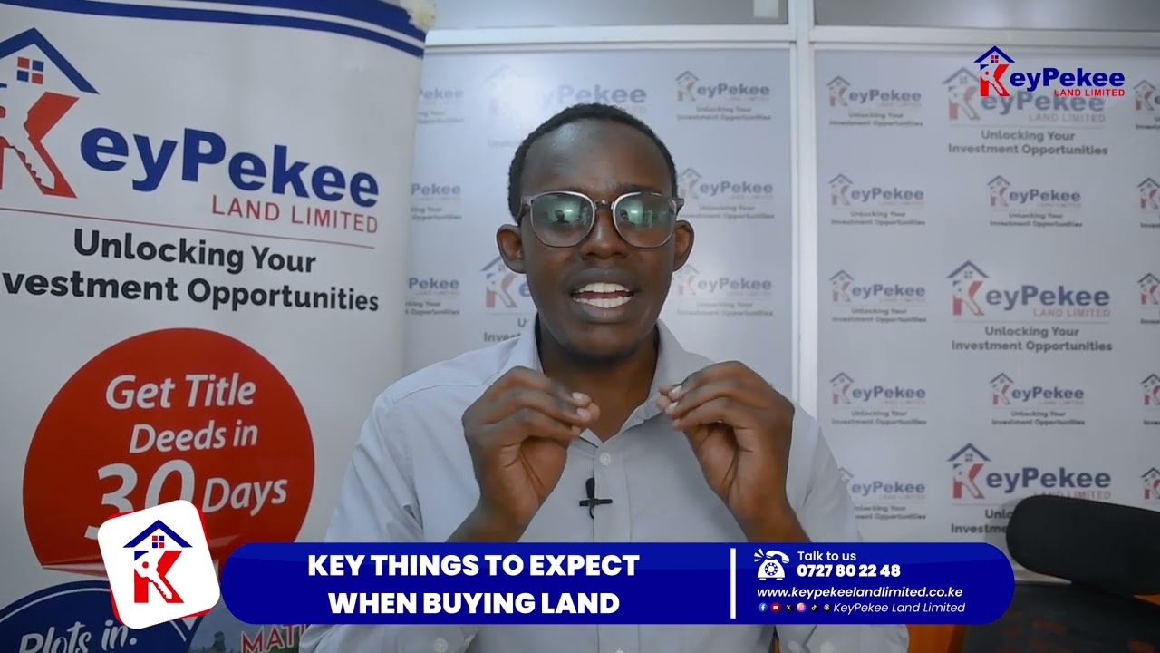 Things to expect when purchasing a land with us 😀
