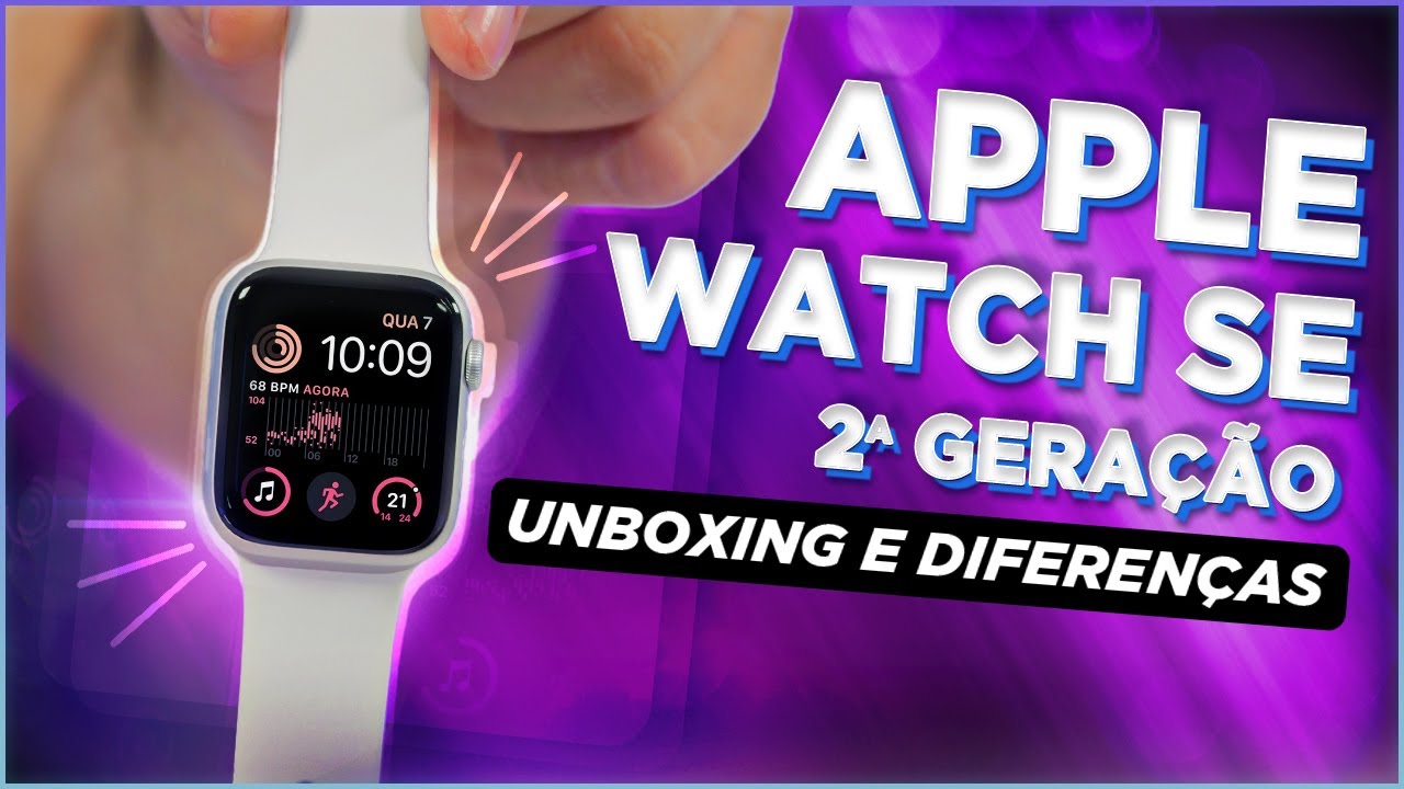 Apple Watch SE (2a geração) GPS, Smartwatch com caixa prateada de alumínio  – 44 mm • Pulseira esportiva branca – Padrão