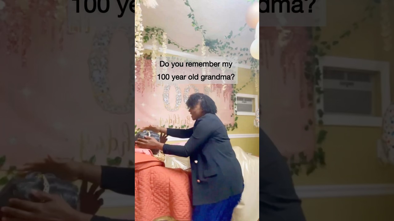 My 100 year old grandma! 🥺😭🙏🏾