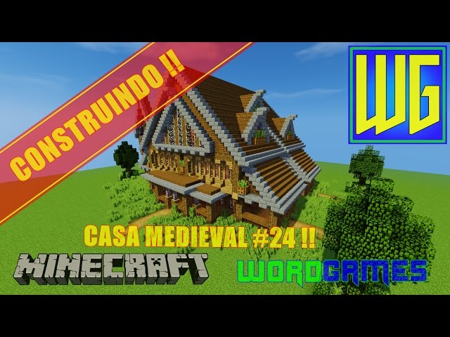 Minecraft PE: Construindo primeira casa sobrevivência #3 (Casa Medieval)🪓🧱