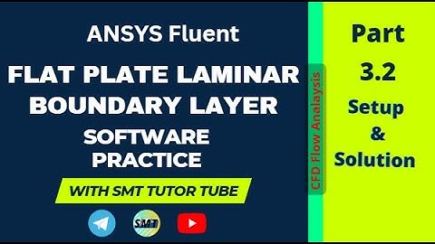 ANSYS Workbench Fluent~ Flow over Flat Plate Laminar boundary Layer | Geometry mesh CFD part 3.2