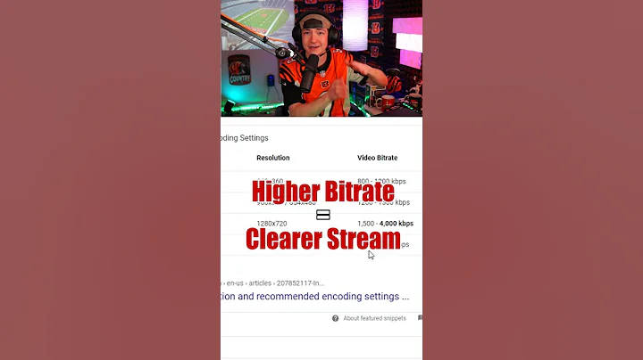 Quickly find YOUR bitrate you should use to stream in OBS... #SHORTS