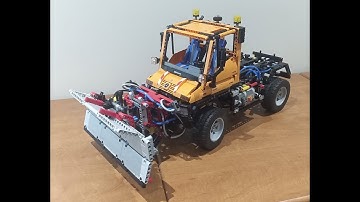 Building Lego Technic 8110 Unimog Snowplow
