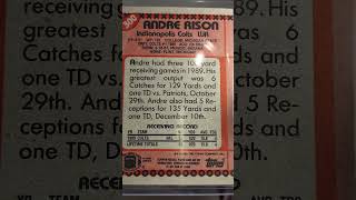 ANDRE RISON 1990 TOPPS SUPER ROOKIE FOOTBALL CARD 🏈🏈💯