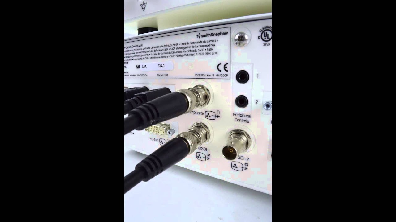 How to Correctly Wire a Smith & Nephew 560 HD Camera System to a 660 HD