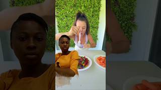 Candy vs Healthy Food. Dieting is Difficult 🥕😂 #short #khamitovy #martaandrustam