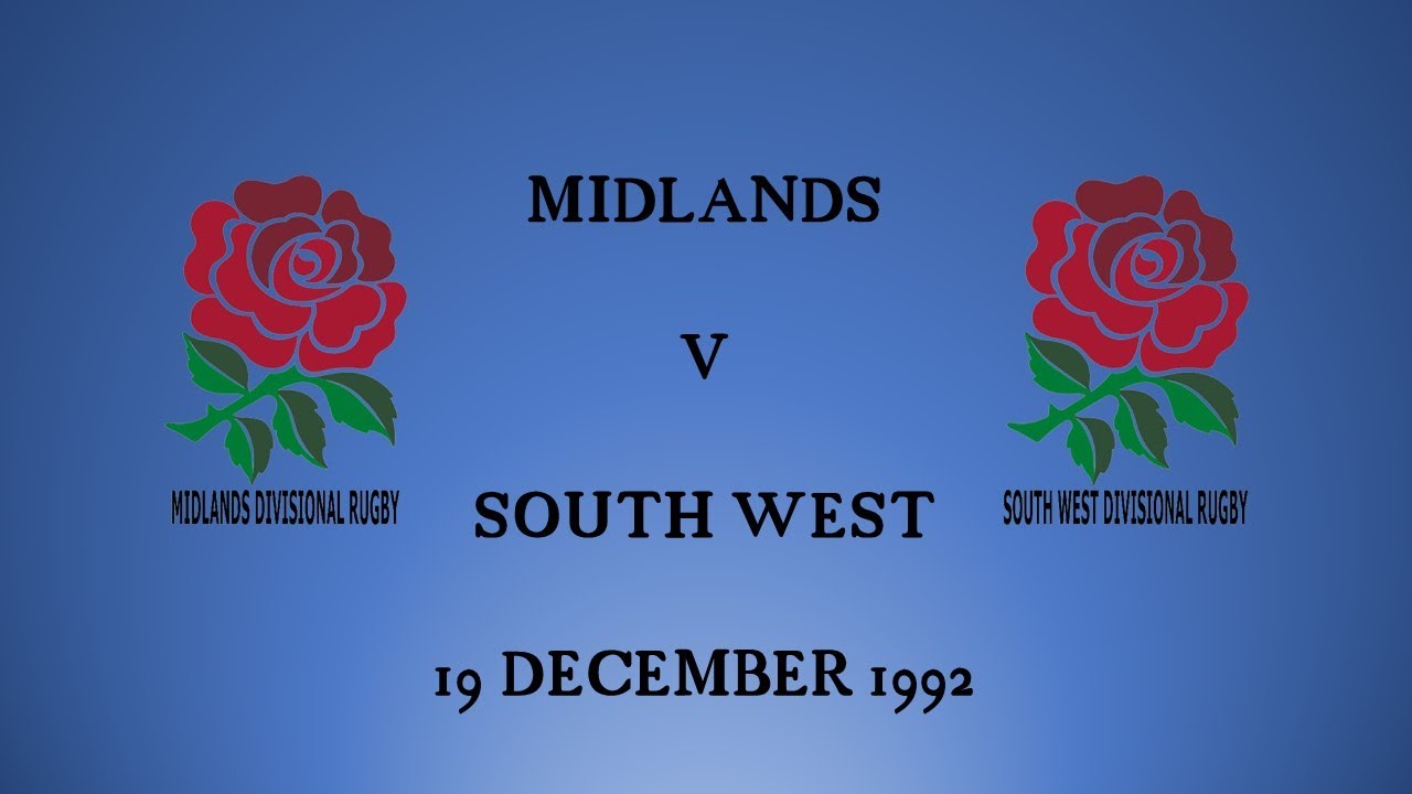 Midlands vs South West on 19 December 1992