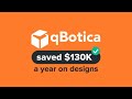 See How qBotica was able to save $130K a Year on Designs!