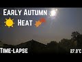Early Autumn Heat 14th September 2020 Time Lapse Northamptonshire UK Early Autumn Heat 14th September 2020 Time Lapse Northamptonshire UK