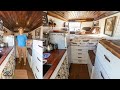 Travel Nurse in DIY Promaster Tiny House - Unique Shower & Walnut Woodwork