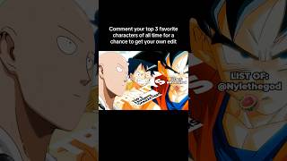 Favorite Anime Characters Edit Part 4