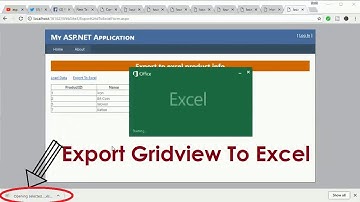 How to Export Gridview to Excel in asp.net c# | Swift Learn