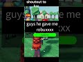 if you want shoutout give me robux....