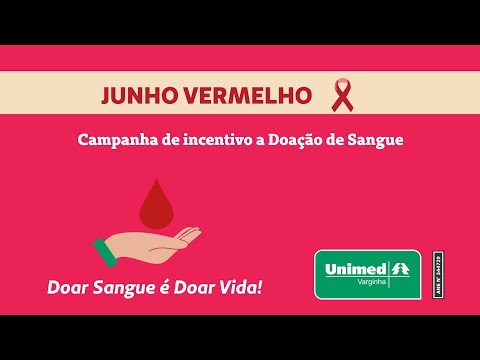 Junho Vermelho - Doação de Sangue