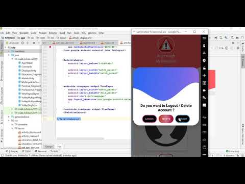 Material Design  Login | SignUp | User Detail Registration using Volley Android