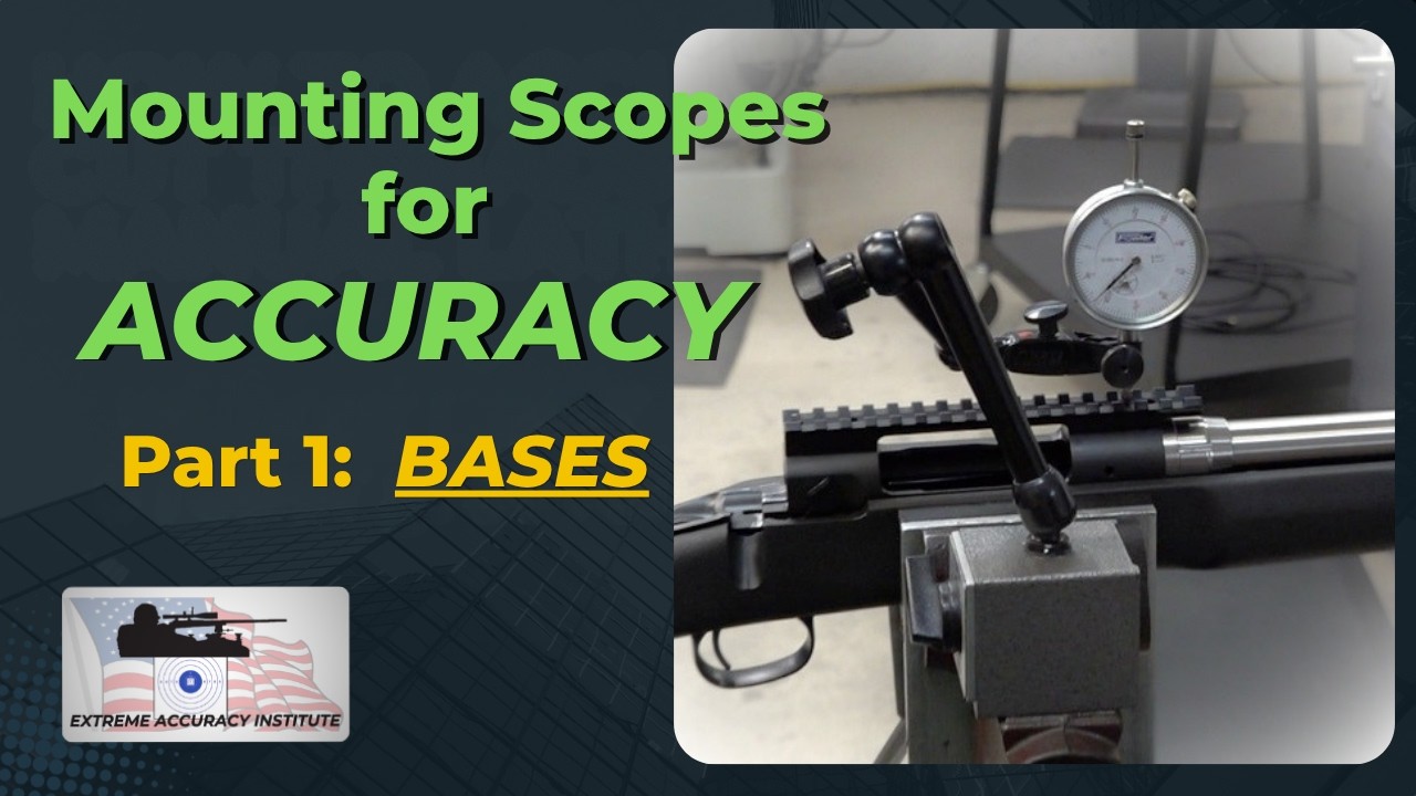 Mounting scopes for accuracy Part 1 - BASES - YouTube
