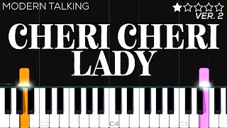 Modern Talking - Cheri Cheri Lady | EASY Piano Tutorial