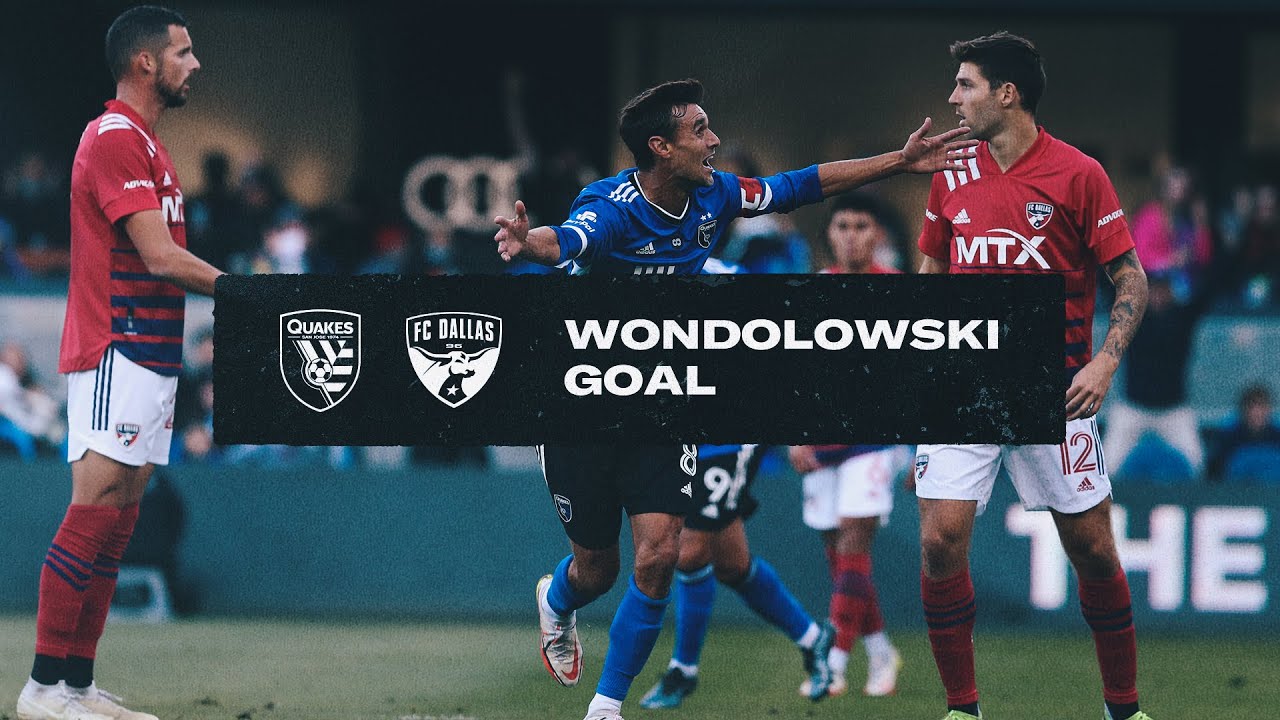 QUAKES LEGEND! Wondo scores in his last MLS match YouTube