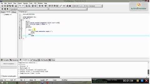 program penggunaan switch case  pada dev c++