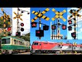 踏切 カンカン 特集 江ノ電 京阪 東武 京王 ほか | Railroad Crossing in Japan