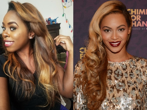 How To Dye Your Hair Like Beyonce Blonde Highlights Tutorial
