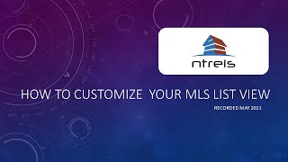 Agent Tip - Set up a Custom MLS Search View