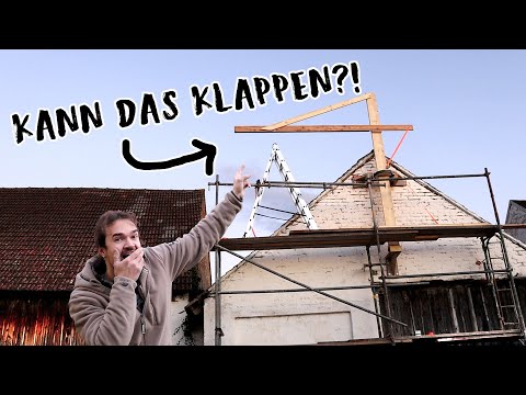 Ich baue einen KRAN selber, um mein Dach zu decken | Mein Hof in Österreich Folge 2