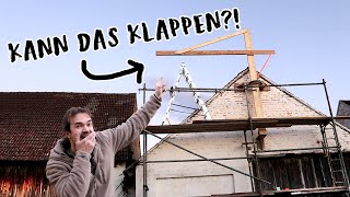 Ich baue einen KRAN selber, um mein Dach zu decken | Mein Hof in Österreich Folge 2