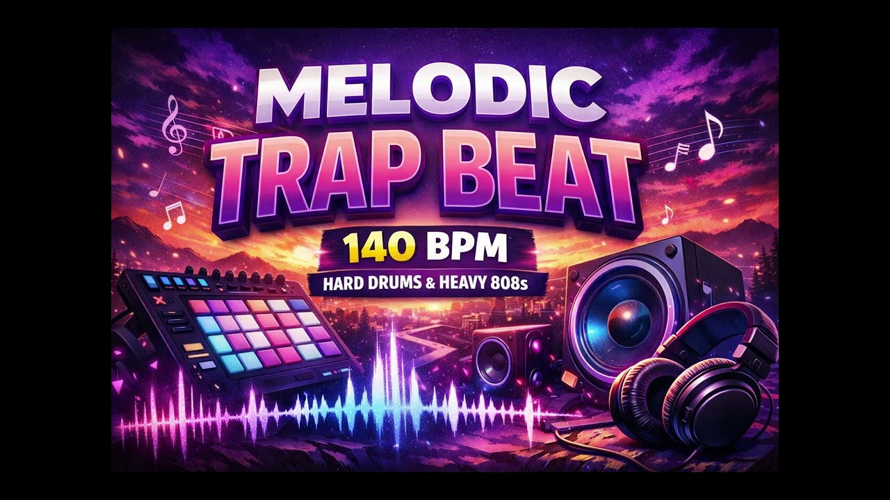 Melodic Trap Beat 140 BPM | Hard Trap Drums x Wavy 808s | Type Beat