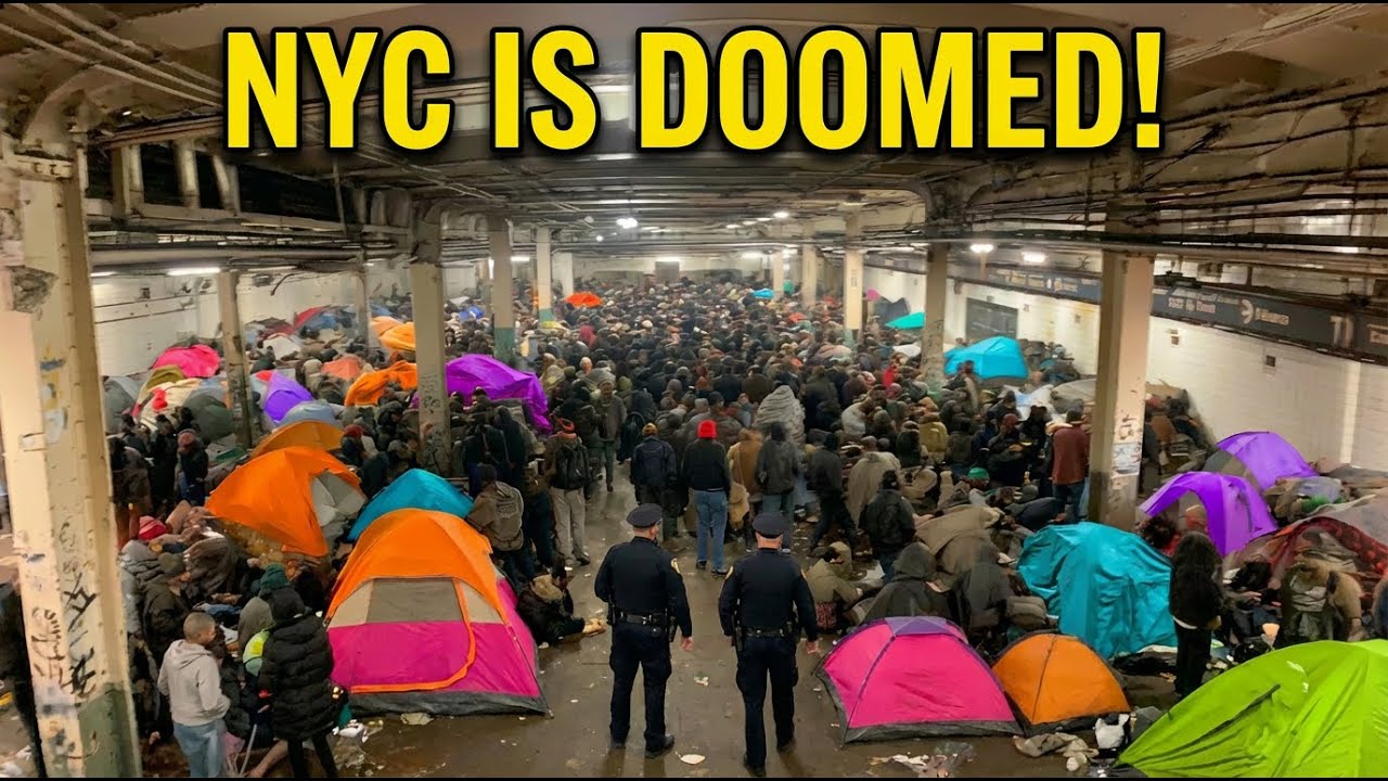 NYC Is COLLAPSING — Subways, Shelters & Hotels OVERWHELMED (120,000+ Homeless)