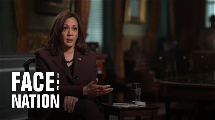 Vice President Kamala Harris on "Face the Nation" | Full interview