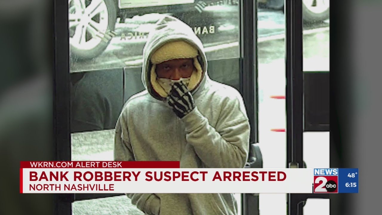 North Nashville bank robbery suspect arrested - YouTube
