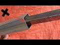 Not many people know how to connect hollow iron of different sizes perfectly