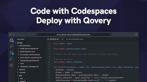 Code with Github Codespaces and deploy with Qovery