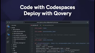 Code with Github Codespaces and deploy with Qovery