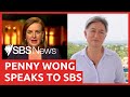 Foreign minister penny wong speaks to sbs about israel iran and much more