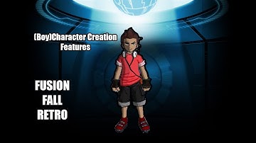 FusionFall Retro Character Creation Features (Boy)