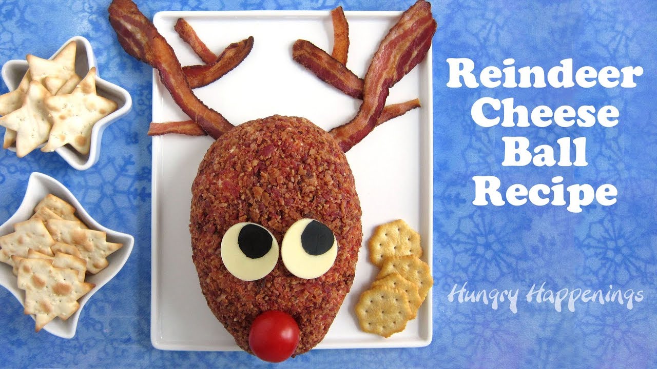 Reindeer Cheese Ball Recipe Video YouTube