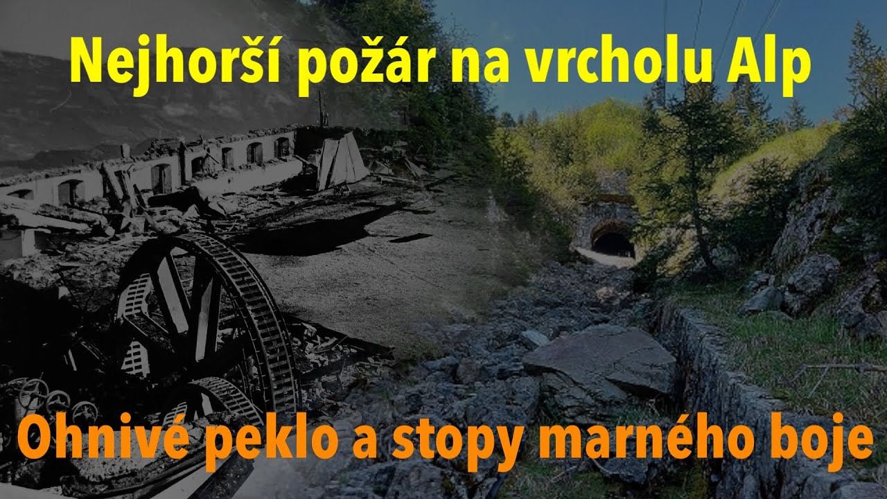 Nejhorší požár na vrcholech Alp: Ohnivé peklo a marný boj o záchranu technické památky