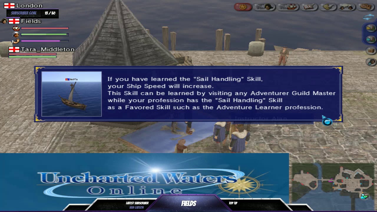 Uncharted Waters Online London Beginner Adventure School YouTube